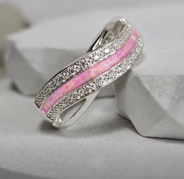 3 band cz Ring