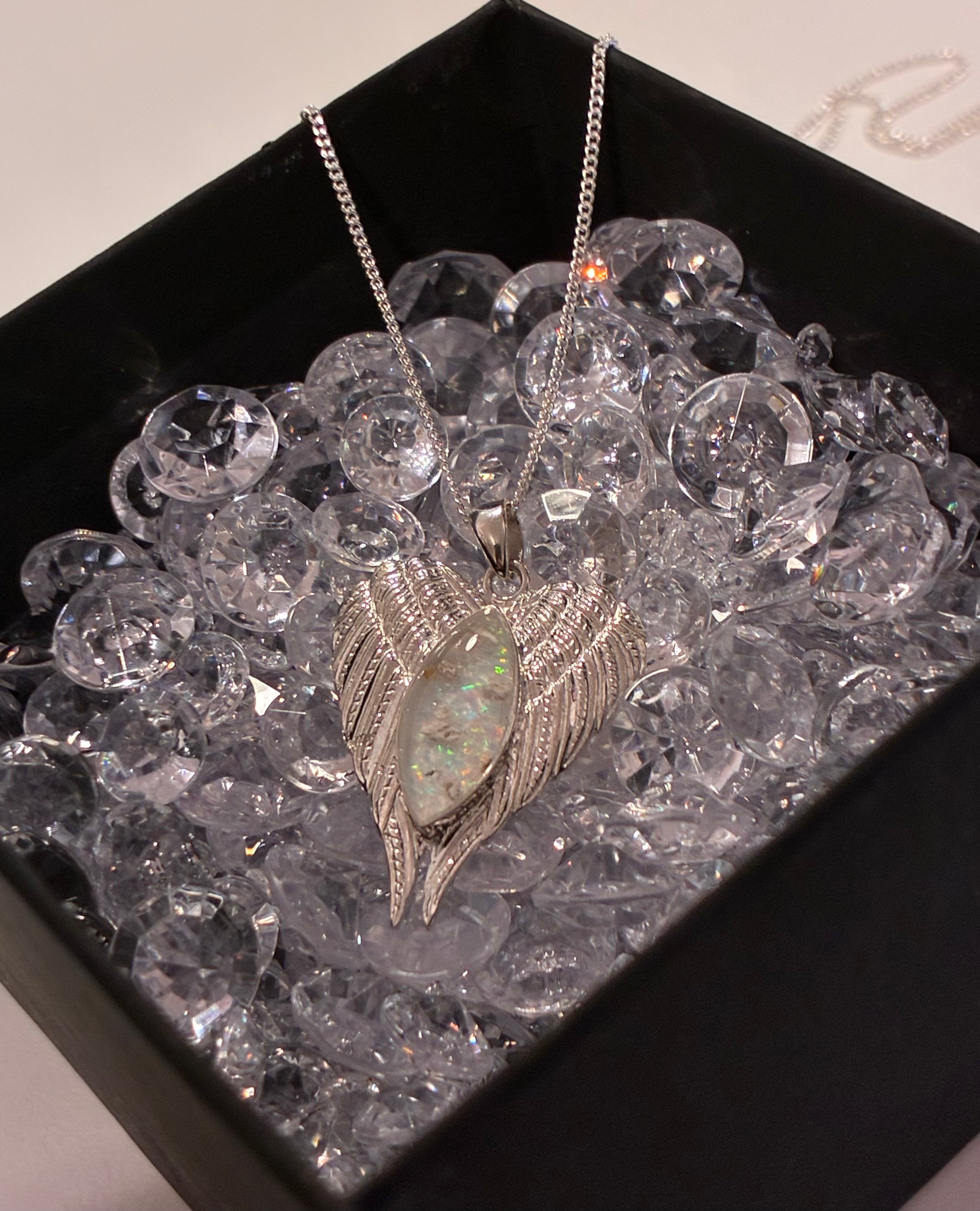 Angel wing necklace