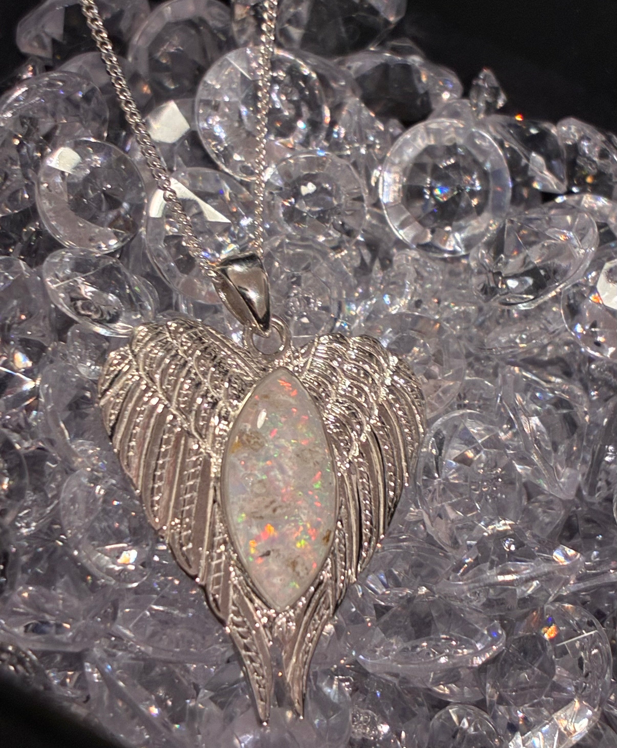 Angel wing necklace