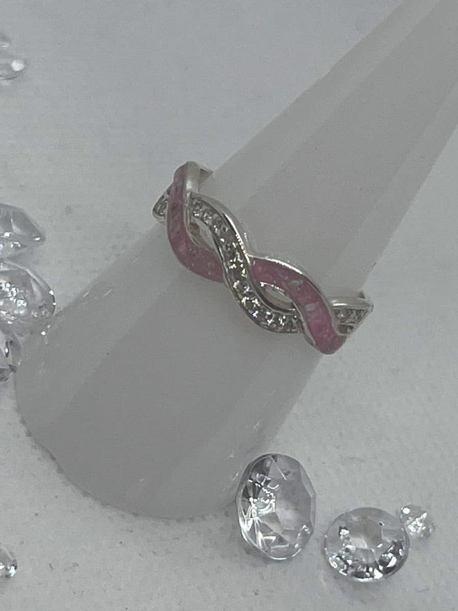 Entwinned CZ Ring