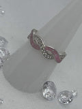 Entwinned CZ Ring