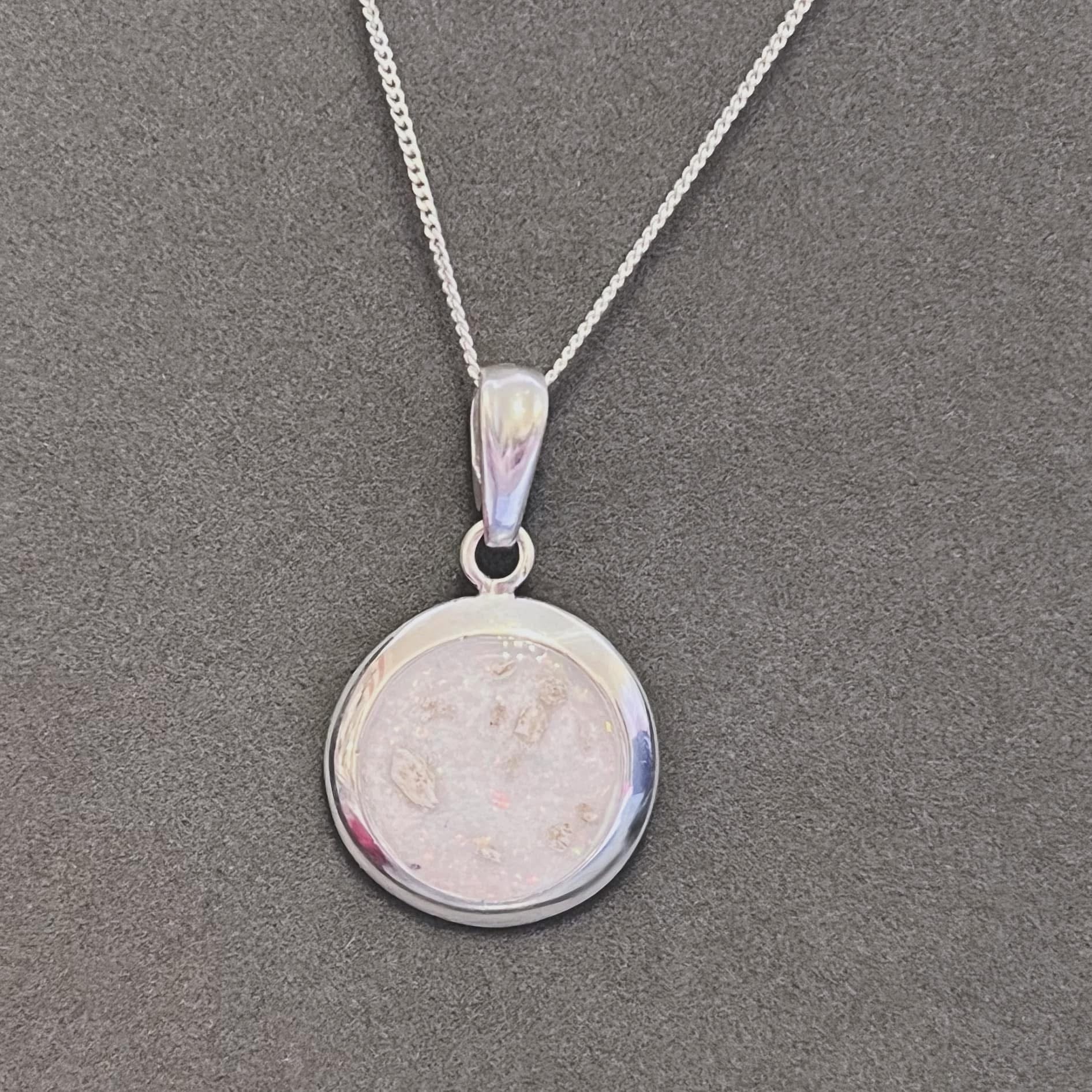 chunky circle necklace