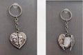 Angel wing keyring