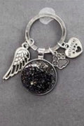 paw print doggy keyring