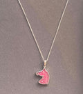Horse head necklace