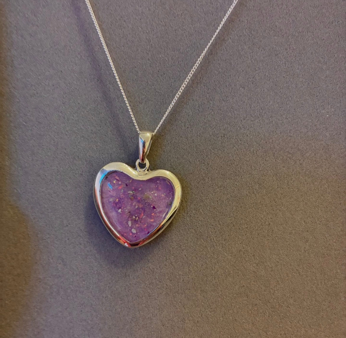Chunky heart pendant